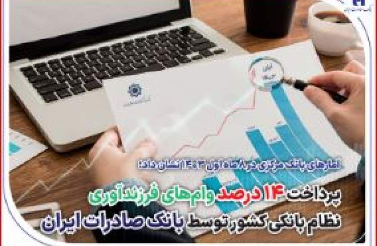 پرداخت 14 درصد وام‌های فرزندآوری نظام بانکی کشور توسط بانک صادرات ایران